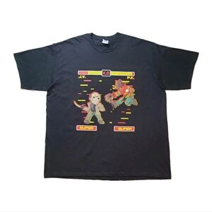 Freddy Vs Jason Mortal Kombat T Shirt Mens Size 2XL Friday 13th Elm Street